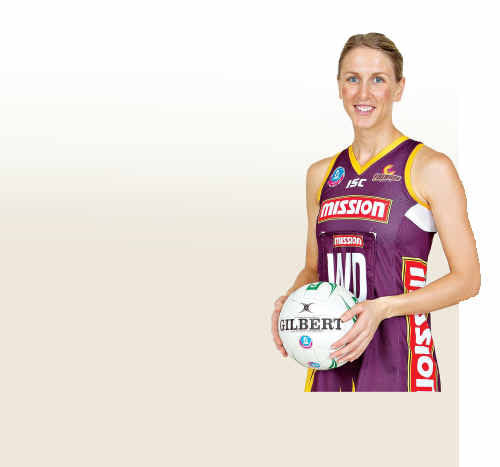 Clare McMeniman in her Queensland Firebirds days. Clare McMeniman in her Queensland Firebirds days.